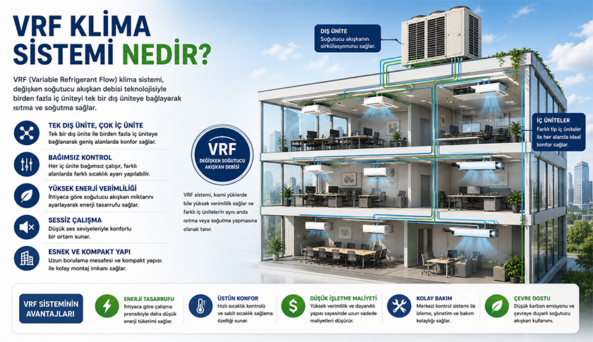 VRF Klima Sistemi Nedir?